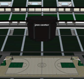 现代体育馆su模型