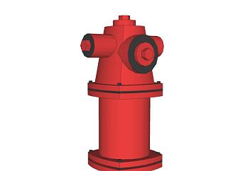 现代<em>消防栓</em>su模型