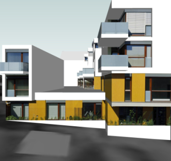 现代住宅外观su模型