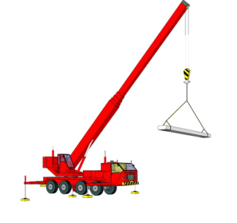 现代吊车su模型