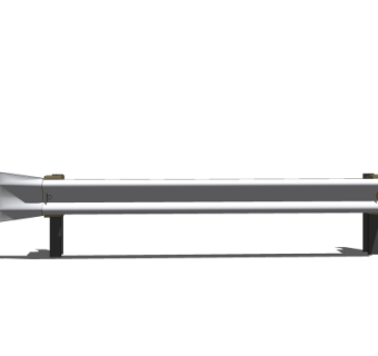 现代公路护栏su模型