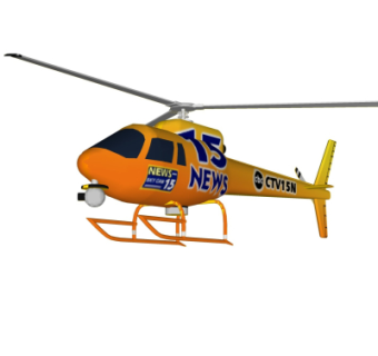 现代直升机su模型