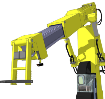 工业风起重机su模型