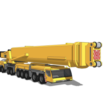 现代吊车su模型