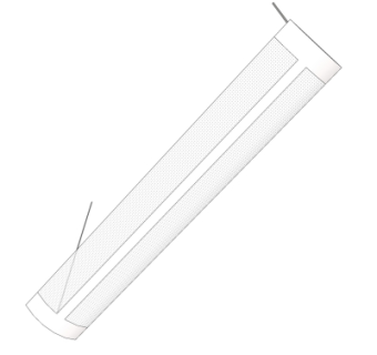 现代办公条形灯su模型