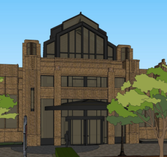 新古典会所su模型