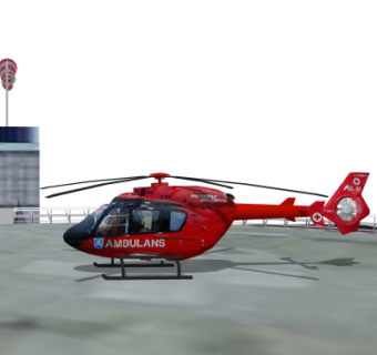 现代直升机su模型