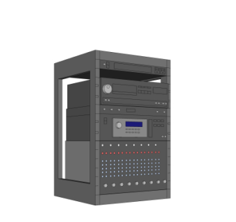 现代摄影器材su模型