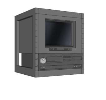 现代摄影器材su模型