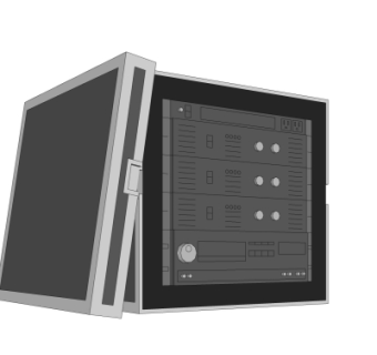 现代摄影器材su模型