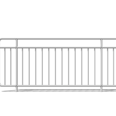 现代铁艺栏杆su模型
