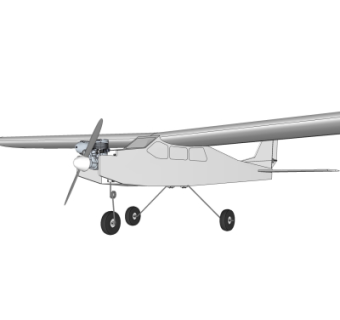 现代飞机su模型