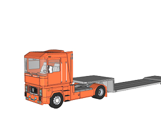 现代重型卡车自<em>卸车</em>su模型