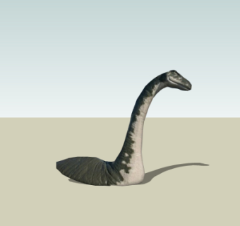 现代尼斯湖水怪su模型