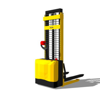 现代起重机su模型