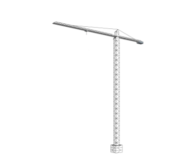 现代塔吊su模型