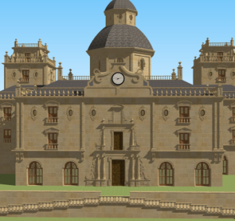 新古典主教座堂su模型