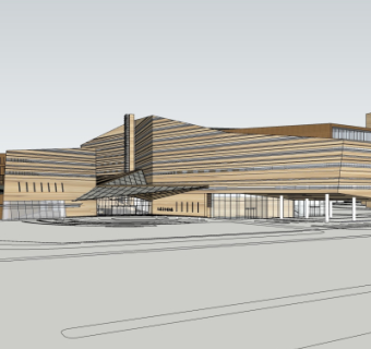 现代酒店su模型