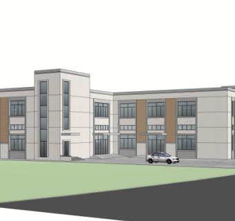 现代办公楼su模型