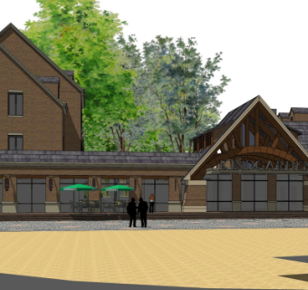 欧式沿街商业建筑su模型