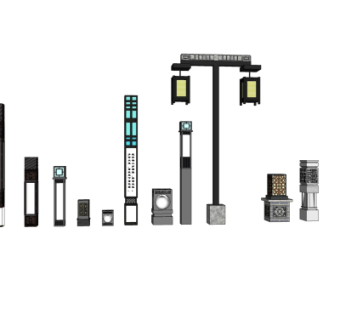 中式景观灯su模型