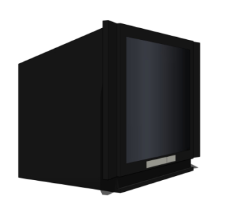 现代电视机su模型