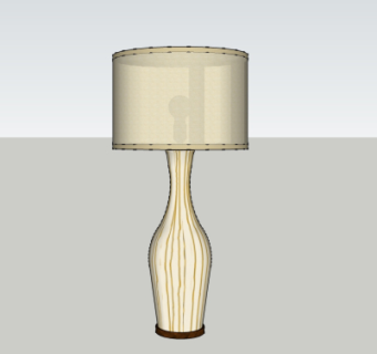 现代台灯su模型