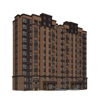 新古典公寓楼su模型