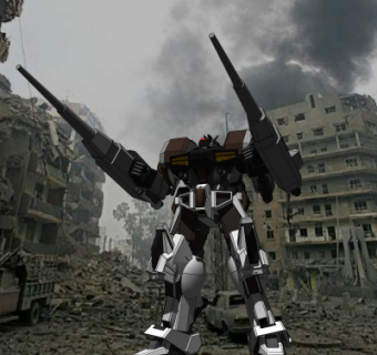 现代高达机器人su模型