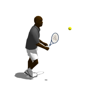 现代网球运动员su模型