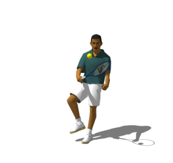 现代网球运动员su模型