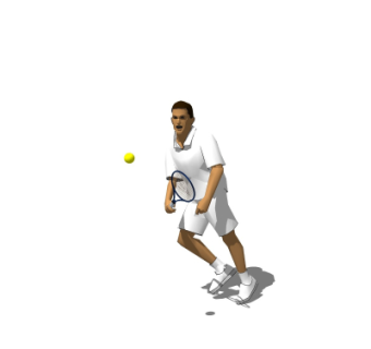 现代网球运动员su模型