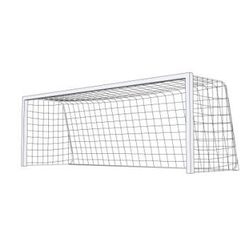 现代足球球门su模型