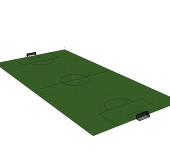 现代足球场su模型