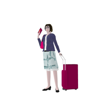 现代女士su模型