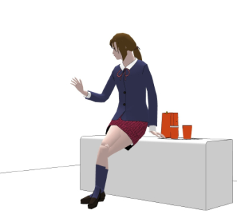 现代女学生su模型