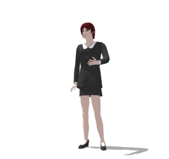 现代女士su模型