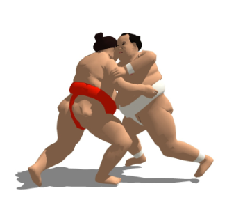 日式相扑运动员su模型