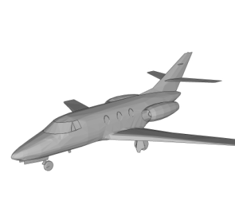 现代飞机su模型