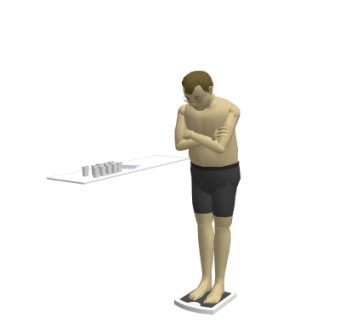 现代男士人物su模型