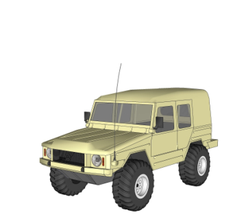 现代吉普车su模型
