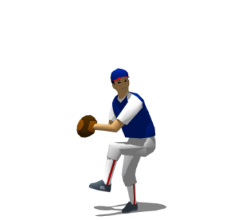 现代棒球运动员su模型