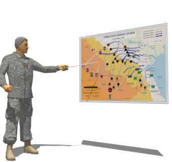 现代军人su模型