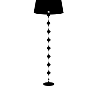 现代落地灯su模型