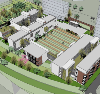 现代建筑外观su模型