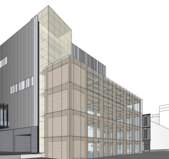 现代办公楼外观su模型