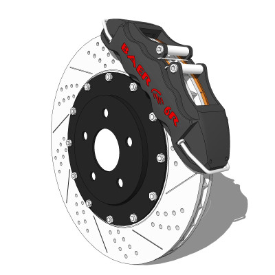 现代刹车片su模型
