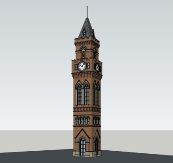 新古典主教座堂su模型