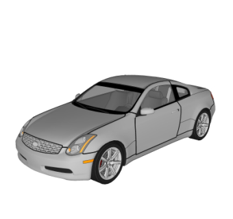 现代汽车su模型