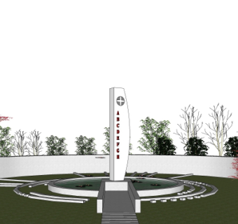 现代景观建筑su模型